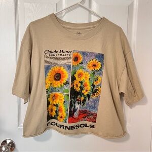 Claude Monet Crop Top